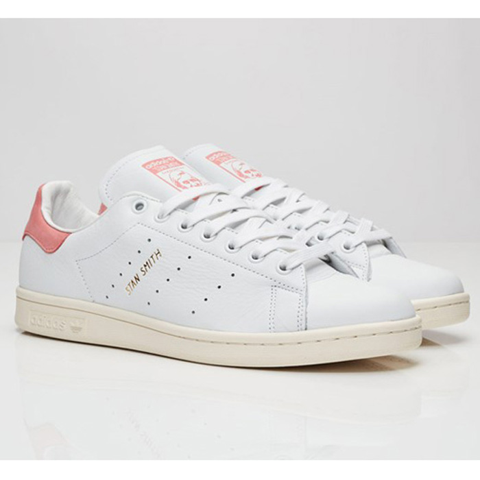 Stan smith Casual shoes straight shoes-White/Pink