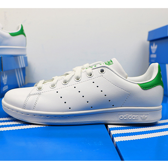 Stan smith Casual shoes straight shoes-White/Green