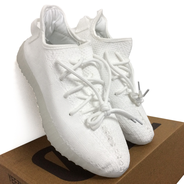 X Kanye West Yeezy SPLY 350 V2 Boost Running Shoes-All White