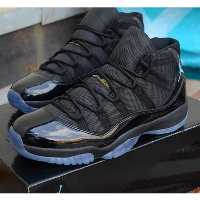 Air Jordan 11 Retro basketball shoes-Black