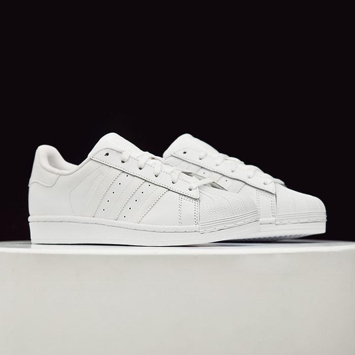 Superstar casual shoes shell straight shoes-All White