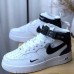 AIR FORCE 1 MID UTILITY AF1 High Help Runing Shoes-White/Black_70105