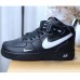 AIR FORCE 1 MID UTILITY AF1 High Help Runing Shoes-Black/White_60014