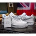 Air Force 1 07 LV8 Suede“Grey”3M Runing Shoes-White/Gray_46925