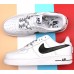 Air Force 1 Low AF1 Running Shoes-White/Black_59595