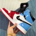 Crossover Air Jordan 1 Fearless Running Shoes-Blue/White_94607