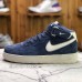 Air Force 1 Mid '07 3M AF1 Running Shoes-Navy Blue/White_56276