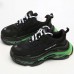 Balenciaga Triple-S Sneaker 17FW Clunky Sneaker ulzzang ins Running Shoes-Black/Green_14099