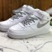 AIR FORCE 1 MID 07 3M AF1 Running Shoes-White/Gray_67871
