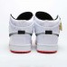 Edison Chen x​ Air Jordan 1​ Mid Swoosh Running Shoes-White/Black_40604