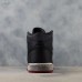CLOT x Air Jordan 1 Mid “Fearless” AJ1 Running Shoes-All Black_80583