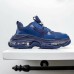 Balenciaga Triple-S Sneaker 17FW Clunky Sneaker ulzzang ins Running Shoes-Navy Blue_31437