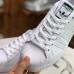 Adidas SUPERSTAR Running Shoes-White/Green_38365