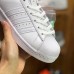 Adidas SUPERSTAR Running Shoes-White/Green_29756