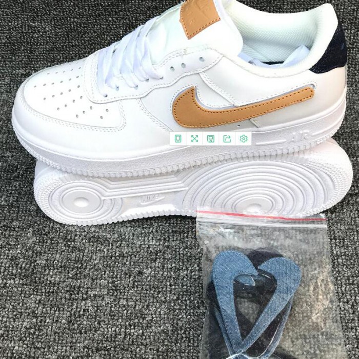 AIR FORCE 1 AF1 Running Shoes-White