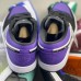 Crossover Air Jordan 1 Retro Low AJ1 Running Shoes-Black/Purple-6216352