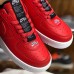 Air Force 1 Low AF1 Running Shoes-Red/Black-3385350