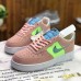 Air Force 1 Low AF1 Women Running Shoes-Brown/Green-2396641