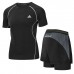 Adidas 2 Piece Set Quick drying For men's Running Fitness Sports Wear Fitness Clothing men Training Set Sport Suit-3740766