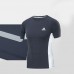 Adidas 2 Piece Set Quick drying For men's Running Fitness Sports Wear Fitness Clothing men Training Set Sport Suit-9556370