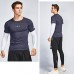 Under Armour 4 Piece Set Quick drying For men's Running Fitness Sports Wear Fitness Clothing men Training Set Sport Suit-5829512