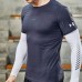 Under Armour 3 Piece Set Quick drying For men's Running Fitness Sports Wear Fitness Clothing men Training Set Sport Suit-1577250