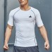 Adidas 2 Piece Set Quick drying For men's Running Fitness Sports Wear Fitness Clothing men Training Set Sport Suit-7847378