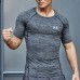 Under Armour 2 Piece Set Quick drying For men's Running Fitness Sports Wear Fitness Clothing men Training Set Sport Suit-5260681