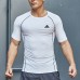 Adidas 3 Piece Set Quick drying For men's Running Fitness Sports Wear Fitness Clothing men Training Set Sport Suit-7700382