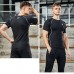 Under Armour 3 Piece Set Quick drying For men's Running Fitness Sports Wear Fitness Clothing men Training Set Sport Suit-6094247