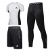 Adidas 3 Piece Set Quick drying For men's Running Fitness Sports Wear Fitness Clothing men Training Set Sport Suit-8278682