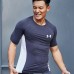 Under Armour 3 Piece Set Quick drying For men's Running Fitness Sports Wear Fitness Clothing men Training Set Sport Suit-5930996