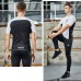 Adidas 3 Piece Set Quick drying For men's Running Fitness Sports Wear Fitness Clothing men Training Set Sport Suit-4722815