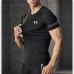 Under Armour 3 Piece Set Quick drying For men's Running Fitness Sports Wear Fitness Clothing men Training Set Sport Suit-1442862