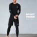 Adidas 4 Piece Set Quick drying For men's Running Fitness Sports Wear Fitness Clothing men Training Set Sport Suit-4150986