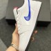 Air Jordan 1 Low Running Shoes-White/Blue-7619618