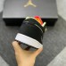 Air Jordan 1 Low Running Shoes-Black/Green-5470651