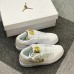 Air Jordan 1 Low Running Shoes-White/Gold-1961562