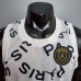 PSG Air JORDAN PSG Joint Edition white short sleeve training suit-7798899