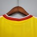 Retro 85/86 Liverpool away yellow version short sleeve training suit-3292010
