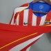 Retro Atletico Madrid 04/05 home short sleeve training suit-8916786