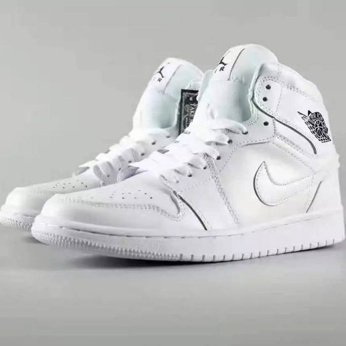 Air Jordan 1 AJ1 Basketball Shoes-White