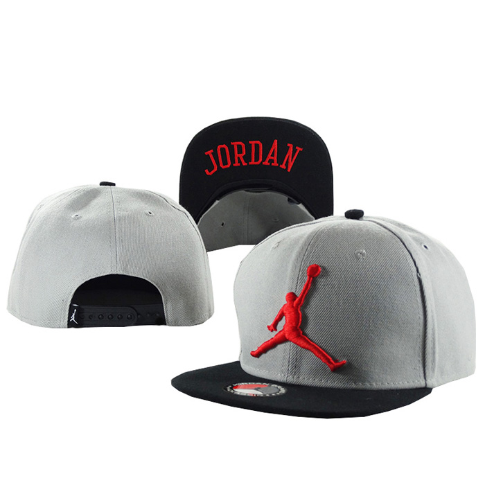 Jordan letter fashion trend cap baseball cap men and women casual hat-Gray/Black_48601