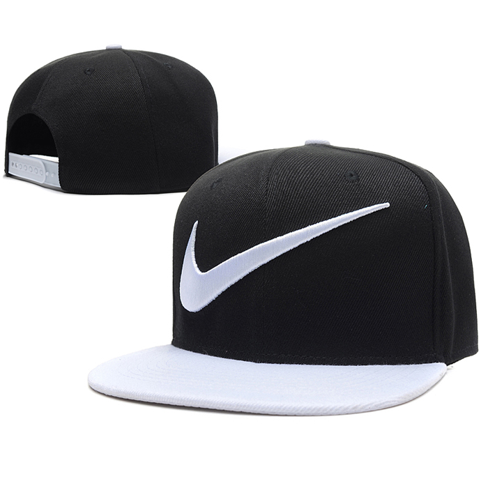 NK letter fashion trend cap baseball cap men and women casual hat-Black/White_57707