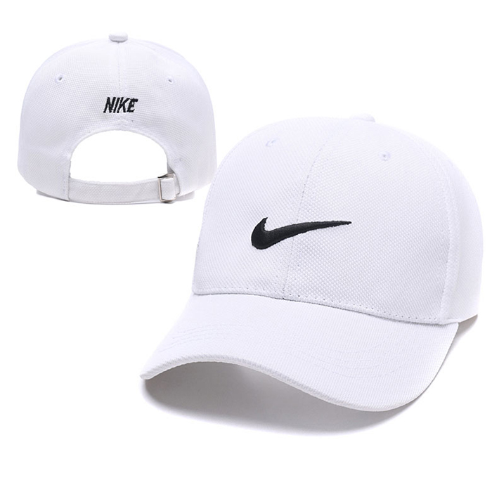 NK letter fashion trend cap baseball cap men and women casual hat-White_17073