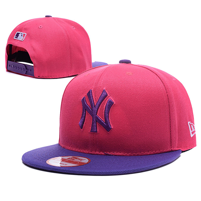 NY letter fashion trend cap baseball cap men and women casual hat-Pink_89544