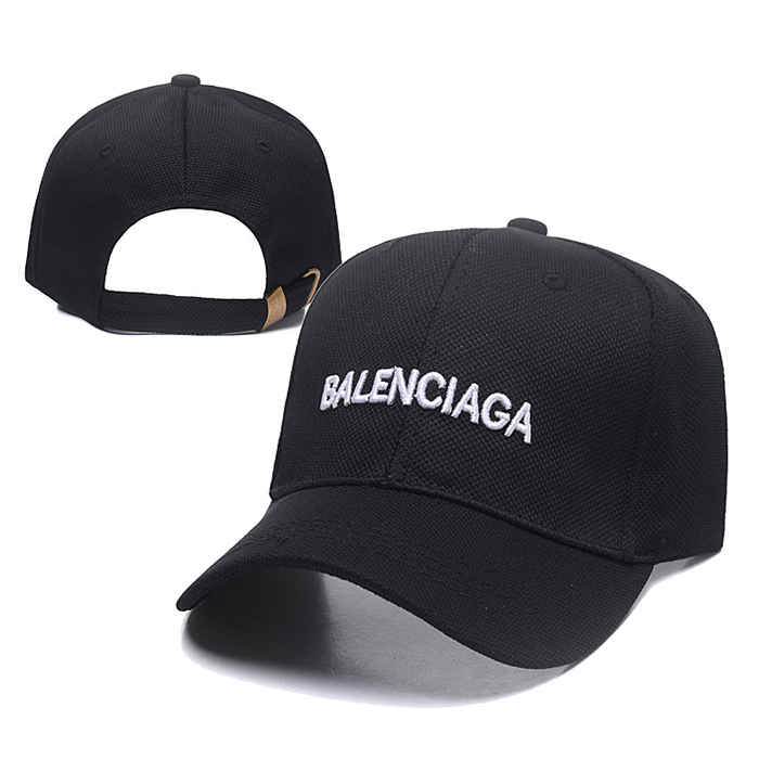 Balenciaga letter fashion trend cap baseball cap men and women casual hat-Black_92283