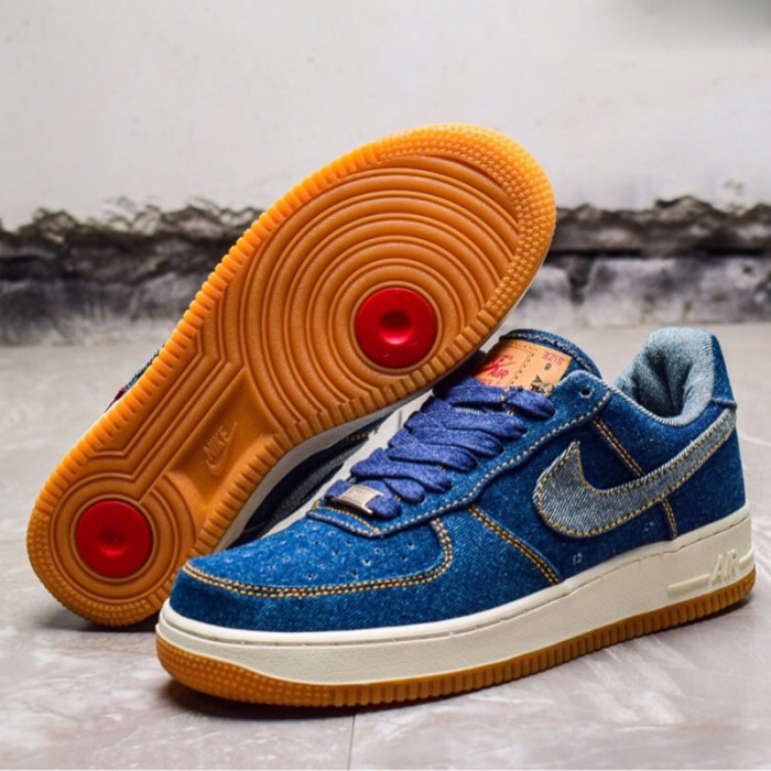 Air Force 1 RETRO LEVIS Runing Shoes-Cowboy_51221