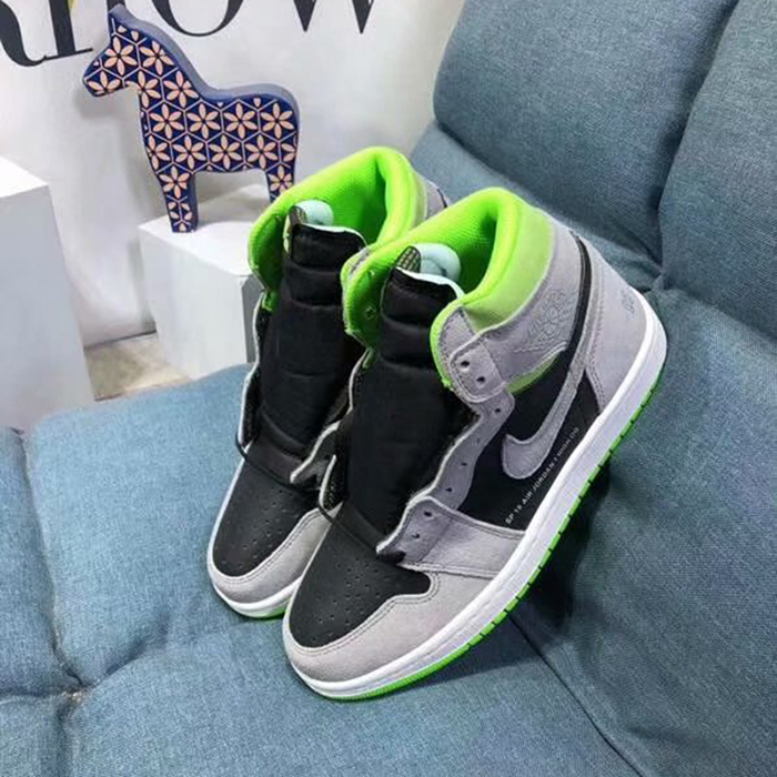Air Jordan 1 “Neutral Green”Basketball Shoes-Gray/Black_66229