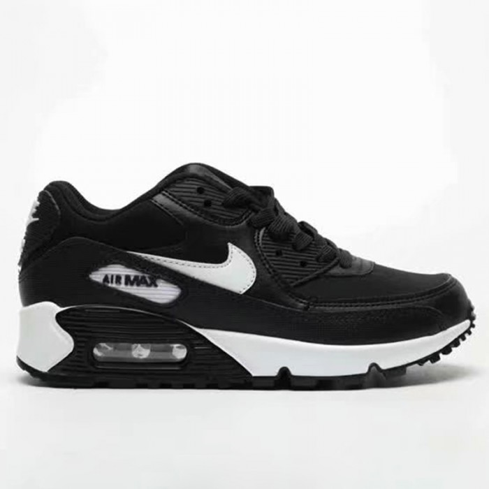 Wmns Air Max 90 Essential Runing Shoes-Black/White_34545